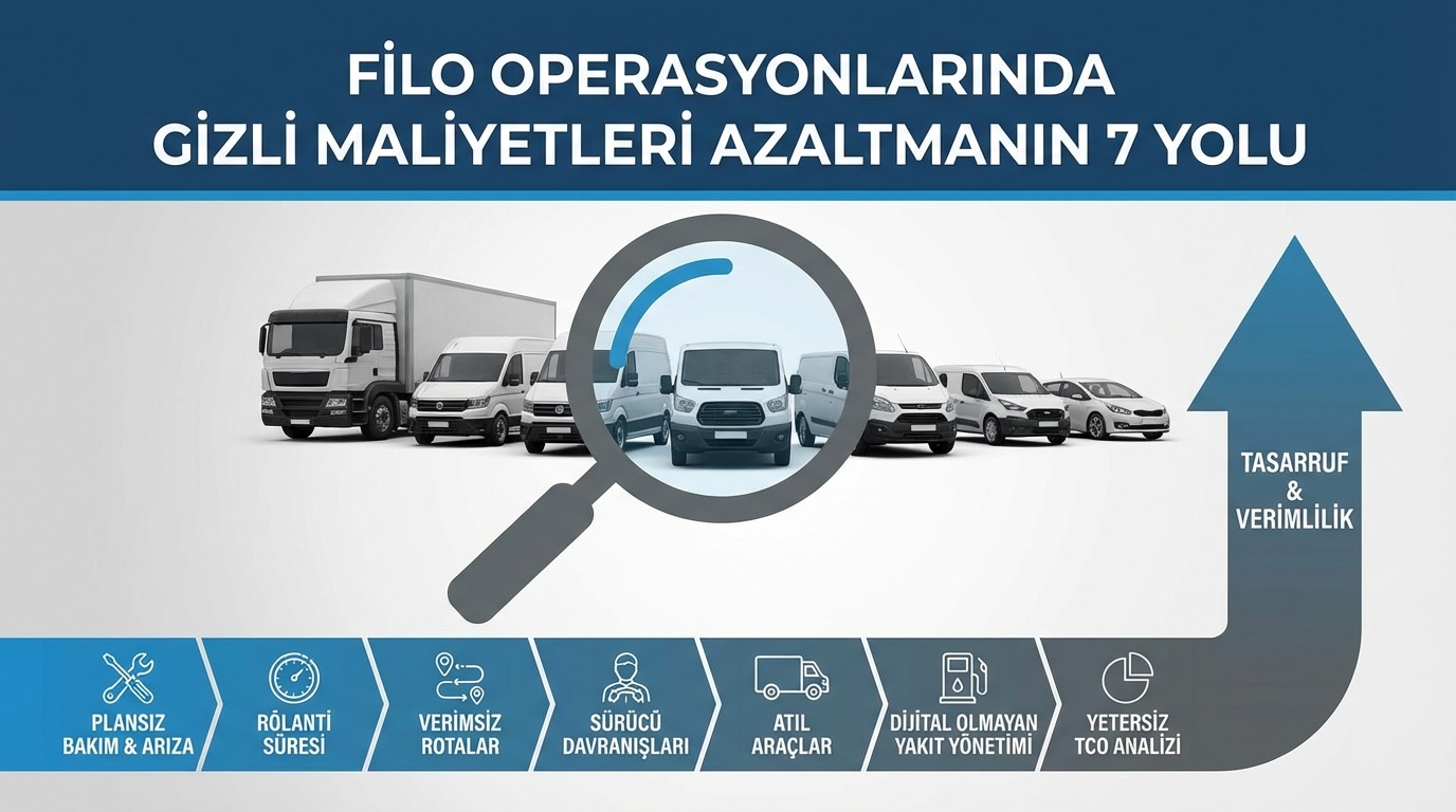 Filo Operasyonlarında Gizli Maliyetleri Düşürmenin 7 Yolu