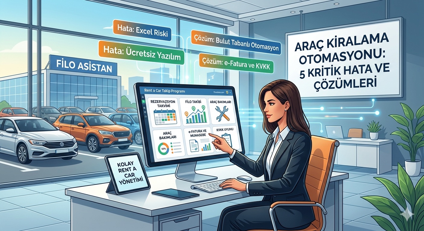 Araç Kiralama Otomasyonu: 5 Kritik Hata ve Çözümleri